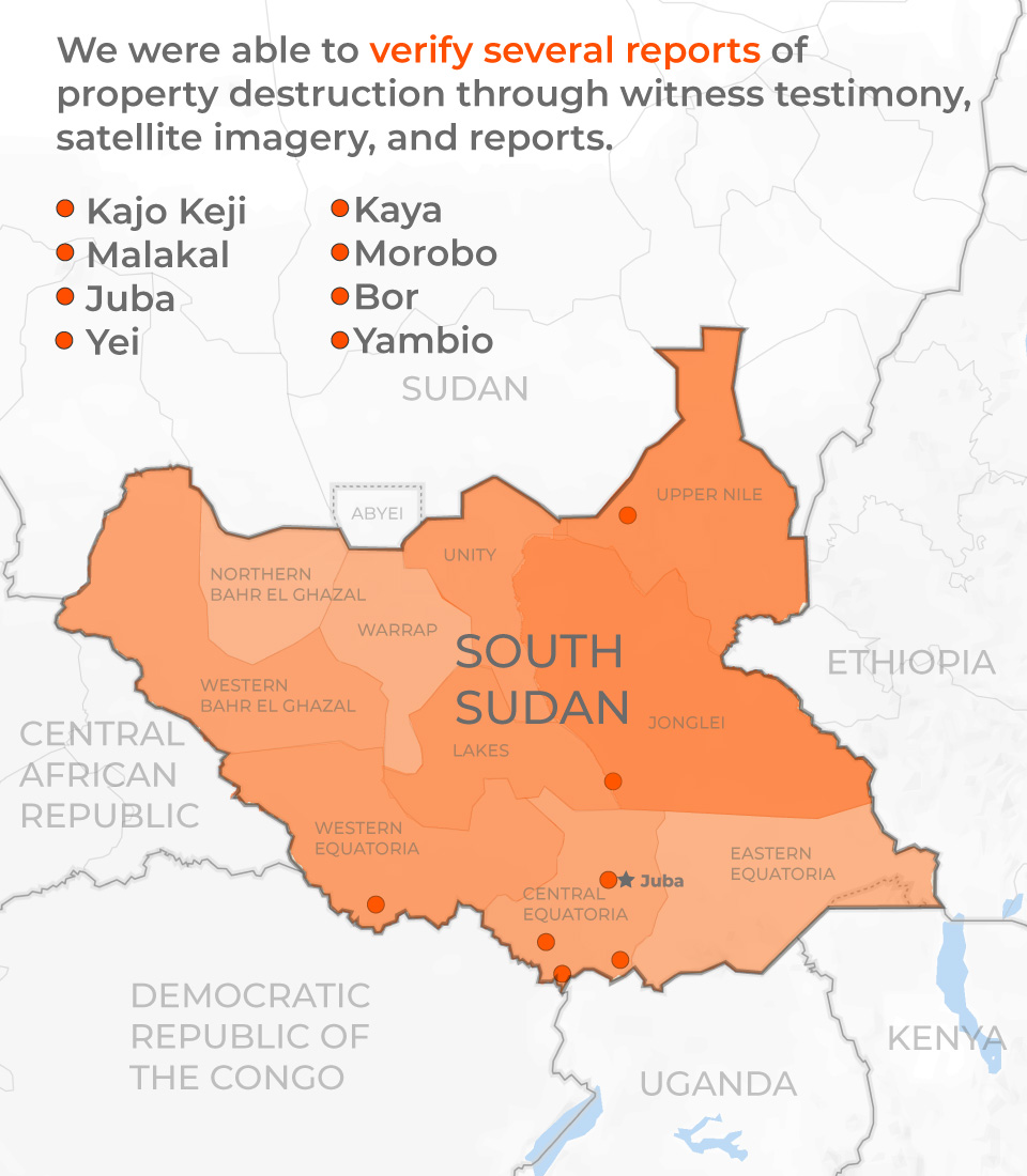 Forced Out Measuring The Scale Of The Conflict In South Sudan