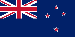 New Zealand flag in round robin stage