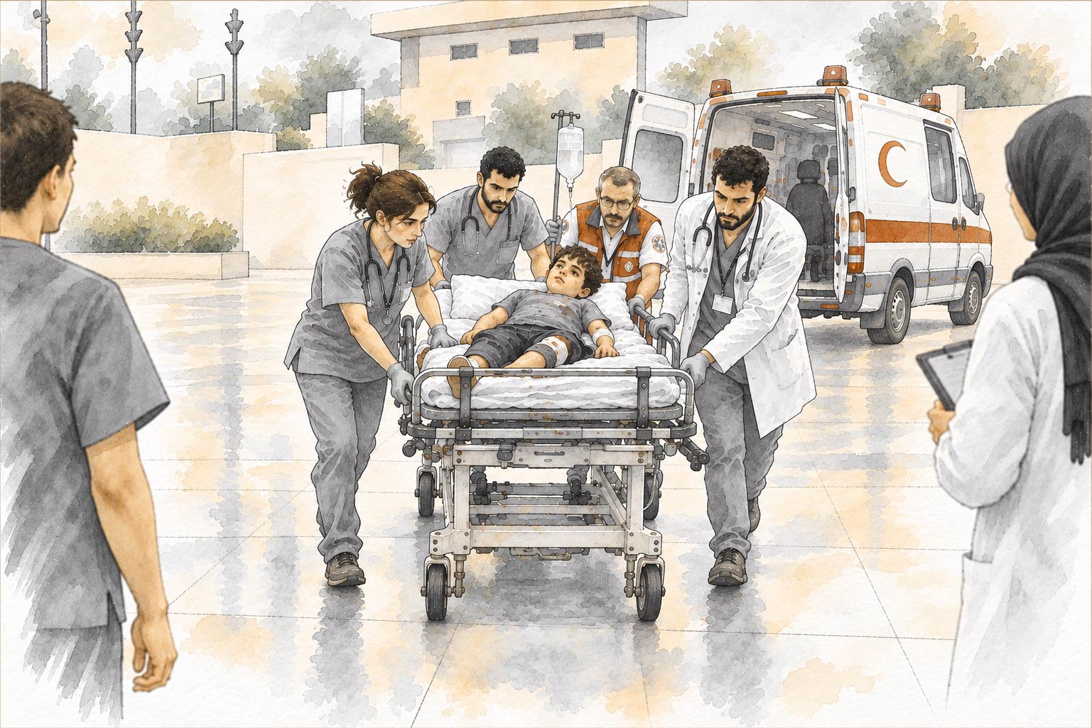 Hospital entrance