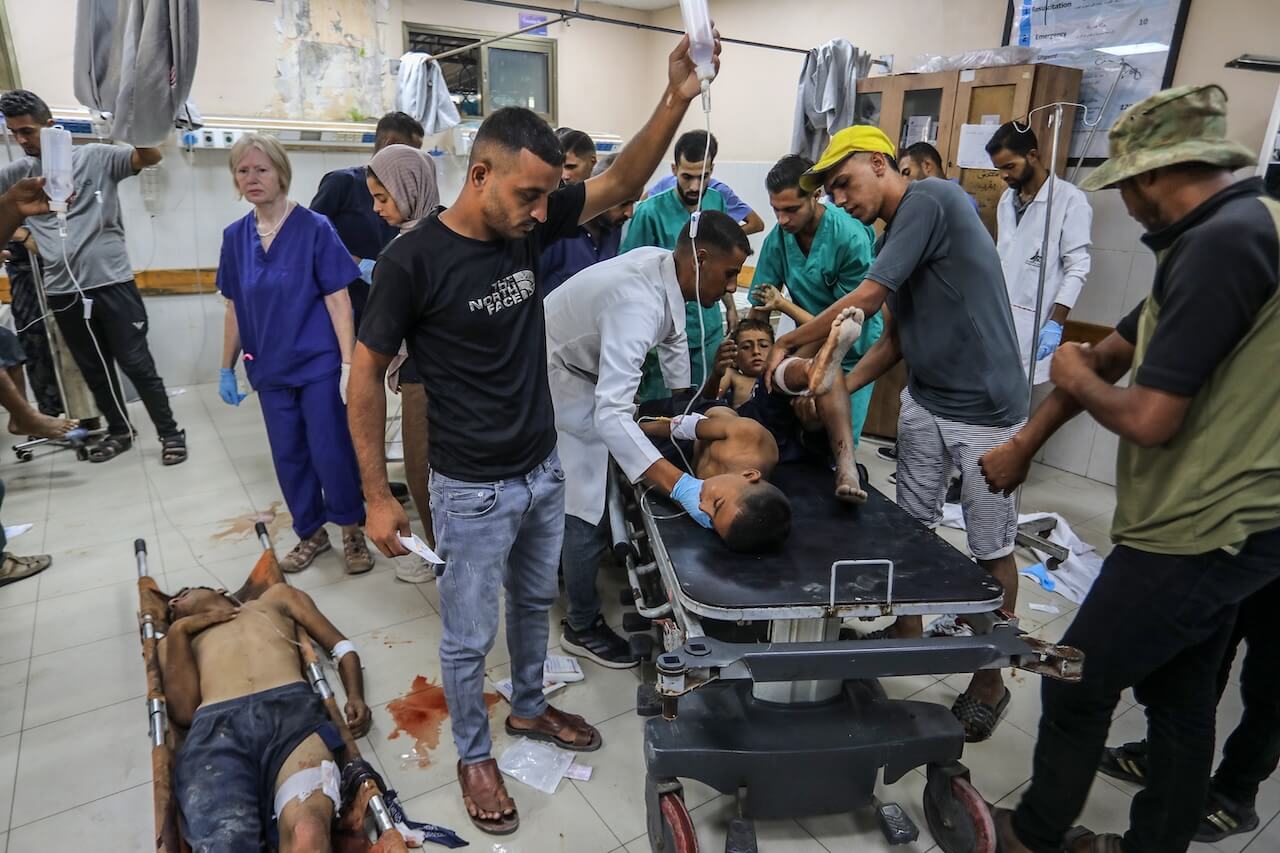 Emergency room scene