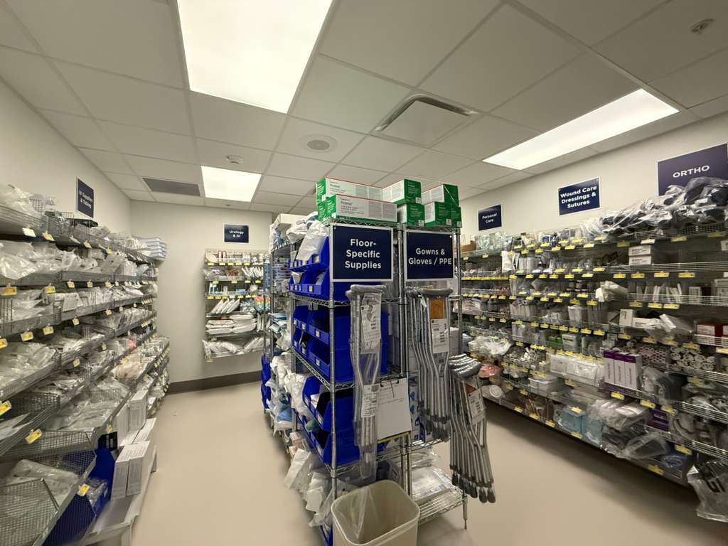 ER medical supply closet
